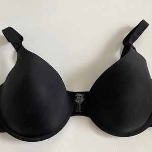 New York Elegance Womens Black Nylon Bra Size 42D